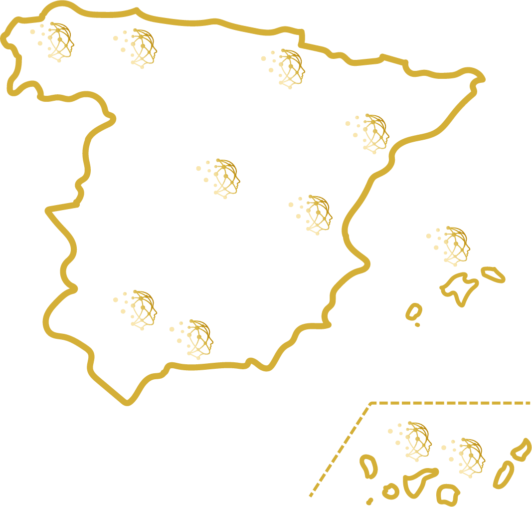 Mapa de cobertura nacional de Universal Seguridad en España